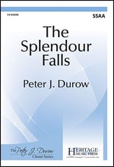 The Splendour Falls SSAA choral sheet music cover